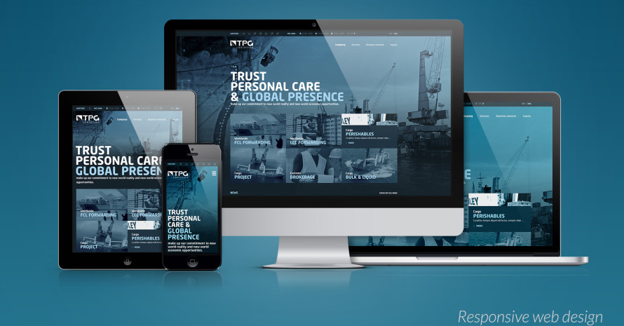 TPG Responsive web design showcase